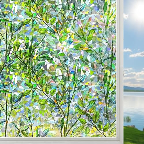 Antrect Spiegelfolie Fenster 90x400cm Sonnenschutz Fensterfolie Selbsthaftend Spiegelfolie für Fenster, Tönungsfolie Fenster Sichtschutz, statisch, UV-Schutz, ohne Klebstoff