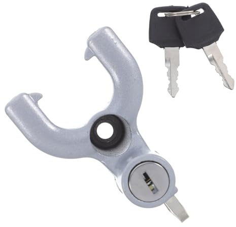 VINTORKY Candado Antirrobo para Casco De Motocicleta con Llave Candado De Seguridad Prueba De Manipulaciones para Equipaje y Uso Scooter Eléctrico