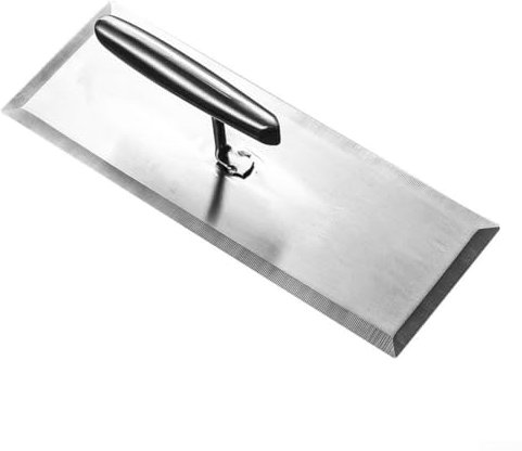 Cazzuola per finitura in acciaio inossidabile, spatola per intonacatura e progetti di cemento, raschietto per la finitura delle pareti (grande)