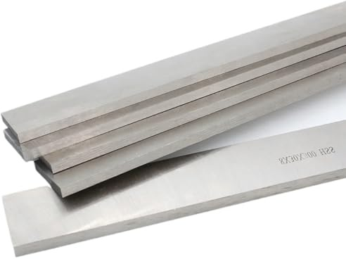 FRAOMHFW Full-Size L=300mm High Speed Steel Turning Tools CNC Lathe Turning Tool White Steel Square Cutting Bar Thick 1-16 Width 8-200(Thick 2mm,Width 50mm)