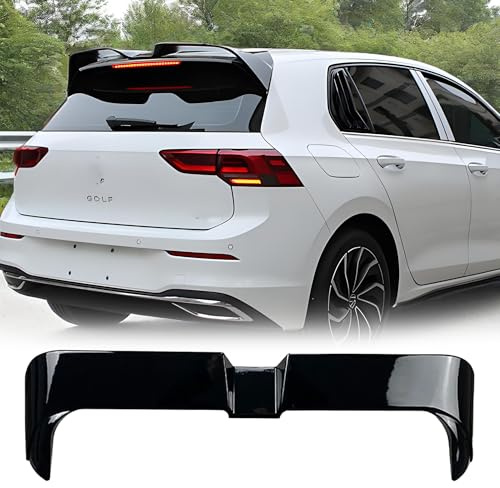 MUTUSAISI Aileron becquet arrière pour Volkswagen VW Golf VIII CD1 DA1 2020-2024 MK8, Noir Brillant de Coffre Aile Spoiler de Toit Hayon Wing Arrière Accessoires