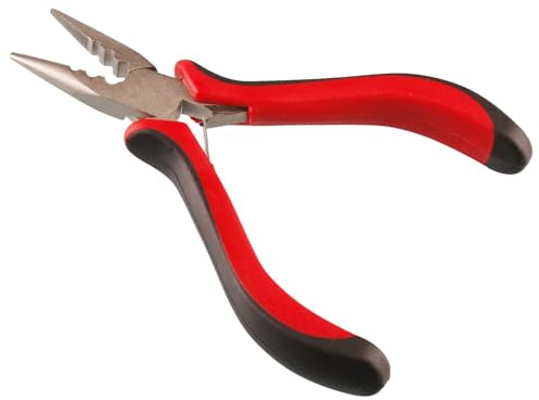 Tabanzhe 3-Hole Hair Extension Pliers,Professional Hair Extension Tool for Micro & Nano Ring Installation and Removal, Stainless Steel Anti-Rust with Non-Slip Grip