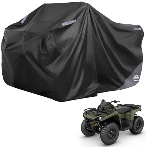 KEMIMOTO Housse de protection universelle pour quad, imperméable et protection UV, convient pour Polaris Sportsman 570 450, Fourtrax Can-Am, Kawasaki, Arctic Cat, CFMOTO, tissu Oxford 210D, 230 x 110