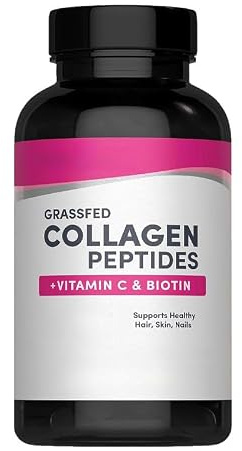 Peptides de collagène – Soutient les cheveux, la peau et les ongles | Contient des multivitamines pour favoriser la santé des cheveux, de la peau et des ongles, adaptées à un usage quotidien