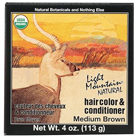 LIGHT MOUNTAIN Henna, Brown, 4 Ounce
