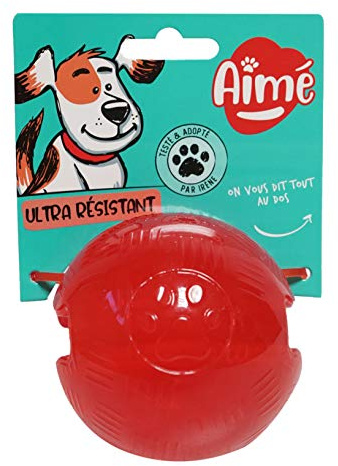 Aime Jouet Play Strong Ball 8 cm pour Chien
