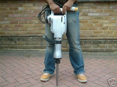 Neilsen CT0904 110v High Impact Concrete Demolition Hammer – 1500W Motor, 45J Impact Energy, Heavy-Duty Demolition Tool