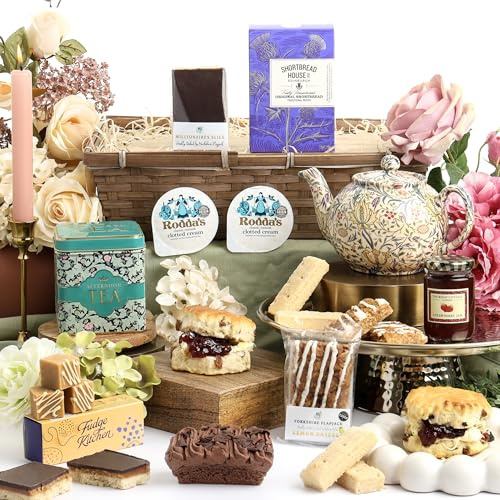Luxury Cream Tea Hamper | Afternoon Tea Gift Hamper for Men & Women