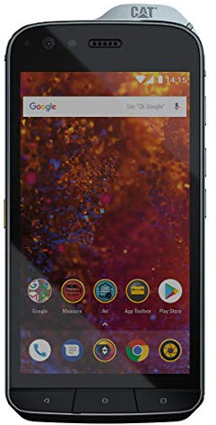 Caterpillar CS61-DAB-ROW-EN Cat S61 Smartphone (13,21 cm (5,2 Zoll) FHD IPS Display, 64 GB interner Speicher und 4 GB RAM, Dual-SIM, IP68 & Mil-Spec 810G Standard, Android 8.0) Schwarz