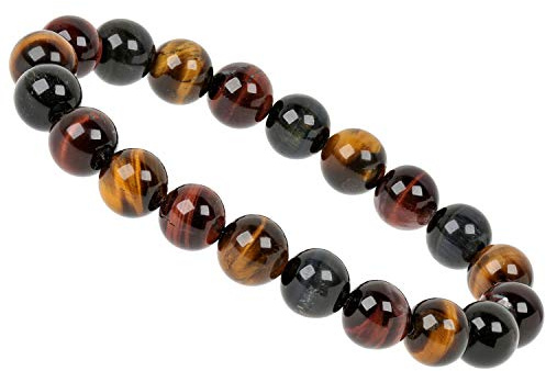 ELEDORO Edelstein Stretch Armband 10 mm | Chakra-Schmuck aus Natursteinen, Stretcharmband für Damen & Herren, Energie & Achtsamkeit, Meditation & Yoga