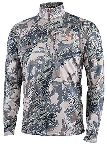 Sitka Gear Camisa de Caza de Manga Larga con Cremallera para Hombre, Optifade Open Country, XL