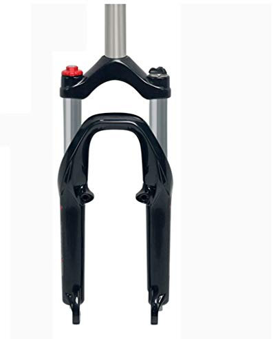 VPPV 20 Zoll Federgabel Fahrrad MTB Fahrradgabel, Gerade Röhre V-Bremse Scheibenbremse Unisex Adult Ultraleicht Berg Fahrrad Stoßdämpfer
