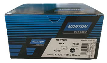 Norton Dischi ABRASIVI ADALOX A295 P600 Pezzi 100