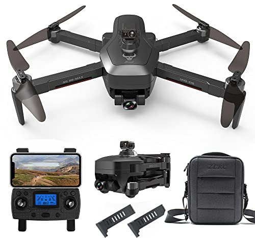 X-Verse ZLL SG906 MAX Drone con Cámara 4K, 3 Ejes Gimbal, Evitación de obstáculos con láser de 360°, Distancia de control de 1,2 km, GPS 5G WiFi FPV RC Cuadricóptero (2 pilas)