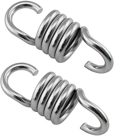 CONPHERON 2 Piezas Hamaca Resorte Hamaca Primavera Hamaca Muelle para Balancín de Jardín Colgar Hamaca Sillas y Porche Columpios