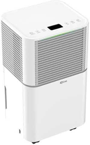 Termozeta Deumidificatore Airzeta DRY Wi-Fi 12 litri con applicazione Tuya Smart compatibile con Amazon Alexa Funzione auto defrost iltro aria Indicatore tanica piena