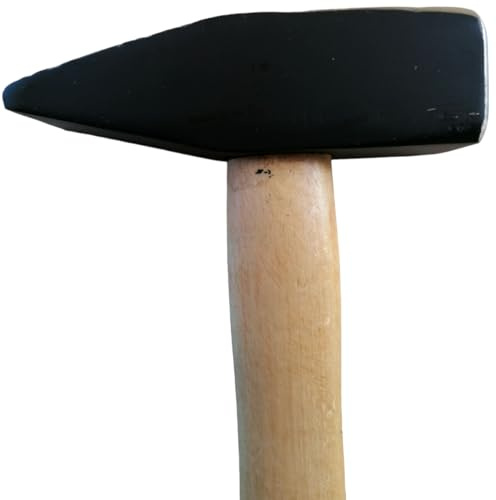 SIO Martillo de Peña 1,5 Kg para Mecánico, Albañil y Construcción – Martillo Profesional de Golpe con Mango de Fibra 380 mm para Demolición, Metalurgia, Cerrajería, Taller y Reformas