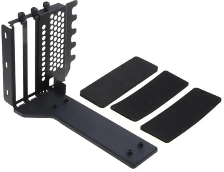 AMIUHOUN Support GPU vertical universel ATX Matx Case VGA Graphics Card Steering Support pour 3090, 4090 cartes graphiques Noir