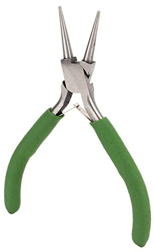 Petite Pince à Bec Rond Couramment Utilisée dans la Fabrication de Bijoux avec de L'acier au Carbone Antidérapant