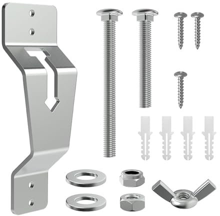 VOANZO Supporto per Ruota di scorta a Parete, Supporto per Ruota di scorta Durevole per rimorchi, Veicoli, furgoni e soluzioni per Lo stoccaggio del carico