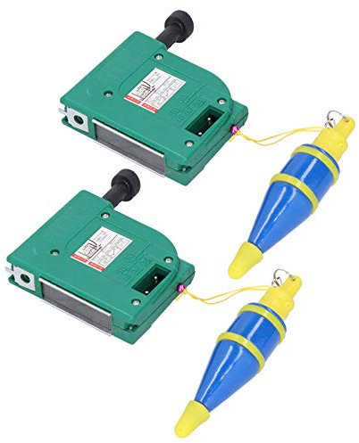 Senklot, 2 Stück 5 Meter Magnetischer Drahthammer Senklot mit Schnur, Grüner Linienabfall, Vertikaler Messwerkzeug aus Legiertem Stahl für die Dekoration von Bauhäusern