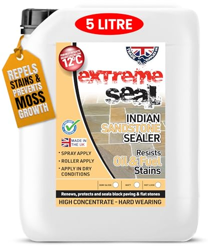 Trade Supplies UK - Extreme Seal Indian Sandstone Sealer - Matt Look - 5L