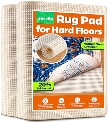 Jorvila Non-Slip Rug Pad Gripper 6x9 Ft