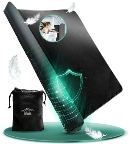 RAWVEL® Rausfallschutz aufblasbar 180cm Light - [NEU 2025] - passend für alle Betten Zuhause & auf Reisen - Rausfallschutz Bett Reise BPA Frei & Laborgeprüft - Rausfallschutz Boxspringbett (1er Set)