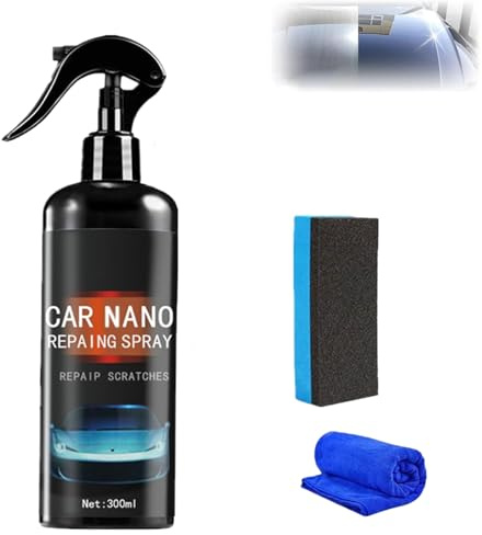 Spray de Recubrimiento rápido 3 en 1 de Alta protección, Limpiador Multifuncional para revestimientos de automóviles, Cera y abrillantador para vehículos, RV, Barcos y Motocicletas. (1PC)