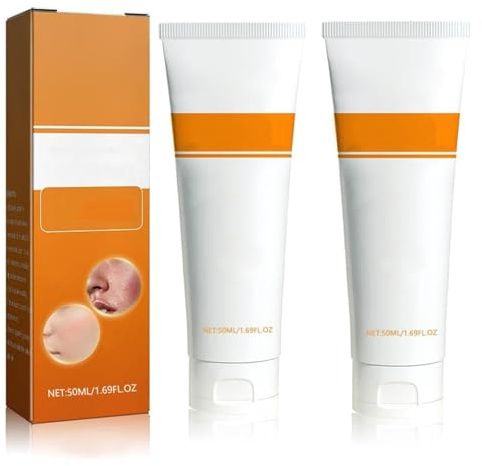 Antitranspirant visage, Lotion absorbante anti-transpiration, Crème anti-transpiration pour homme et femme (2pcs)