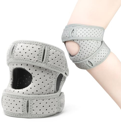 UVTQSSP Rodillera para rótula de bienestar, rodillera para reducir el estrés, soporte ajustable para rodilla, estabilizador de rodilla, férula transpirable para rodilla de corredor, rodilla de