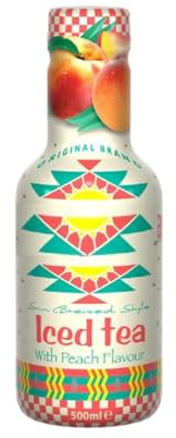 Variety flavours Juice Drink 500ml-Mango,Strawberry Lemonade,Fruit Punch Lemonade,Watermelon,Iced Tea Peach,Green Teaa,Iced Teaa Lemon,Blueberry WhiteTeaa-Arzn (03 Bottles, Iced Tea Peach)