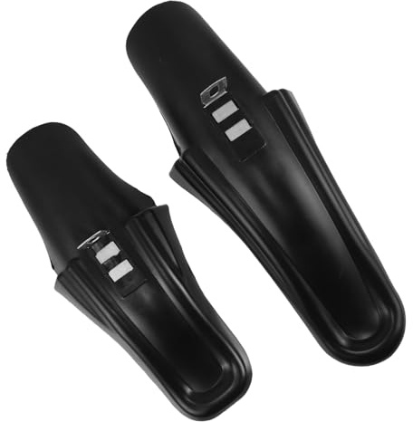 ETHZZLE Garde-Boue de VTT en Plastique Noir Ensemble Arrière et Protection la Boue et l'eau pour Vélo de Montagne Accessoires Vélo Outdoor Résistants et Légers