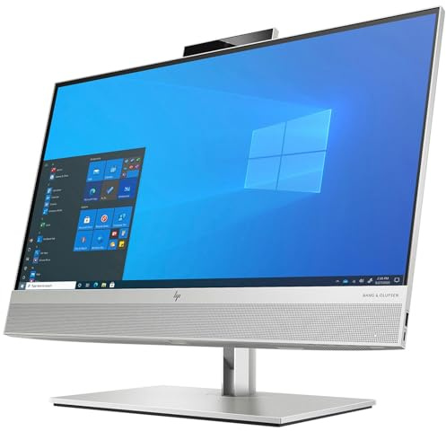 HP All in One - Ordenador de sobremesa EliteOne 800 G6, pantalla de 23,8 pulgadas Full HD, procesador i5-10400, memoria RAM de 16 GB, disco SSD de 256 GB NVMe, Webcam, Win 11 Pro (reacondicionado)