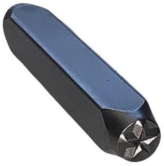 PUNZONE IMPRONTA STELLA DA 4 mm