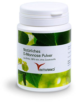 D-Mannose aus Birke vegan - diätische Behandlung gegen Blasenentzündungen, Harnwegsinfekt - 100g Natural Premium Pulver laborgeprüft - 2 Monatsvorrat (1x100g) - Made in Germany - rein! KEIN Mais