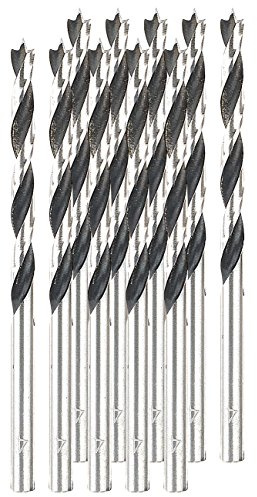 AGT HSS Holzbohrer-Sets: Bohrer-Set für Holz, 4 mm, 10 Stück (Akku)