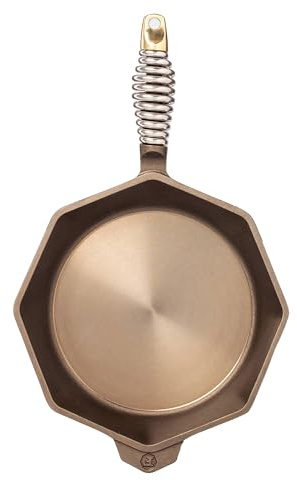 Finex 25,4 cm Gusseisen-Pfanne mit Deckel 10 Skillet Seasoned