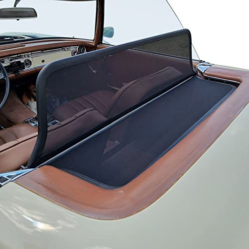 Aperta Windschott passend für Mercedes-Benz SL-Klasse (1963-1971) SL W113 100% Passgenau OEM Qualität Schwarz Windstop Windabweiser
