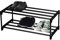 XIANGLV Scarpiera Organizer a 2 Strati, Capacità 6 Paia Di Scarpe, Design Antiruggine, Ldeale Per Dormitori, Case Di Noleggio e Balconi, Lmpilabile Scarpiera Risparmiare lo Spazio L60*P18*A28