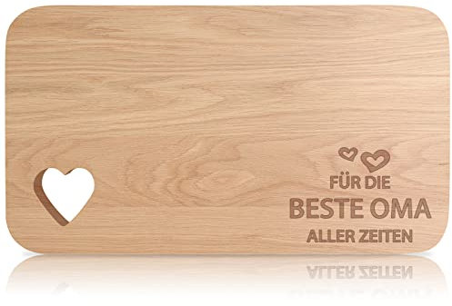 Tabla de Desayuno de Madera Grabada con Corte de Corazón, Regalos para Madres, Detalles para Regalar, Regalo para el Día de la Madre