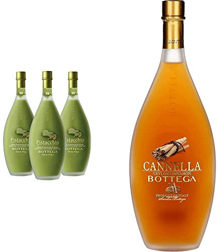 Bottega Pistacchio Liquore - 500ml & Cannella Liquore - 500ml