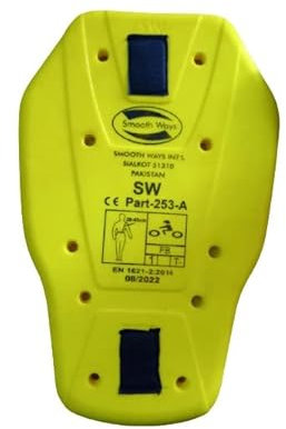 BI ESSE Rückenprotektor Motorrad Rückenprotektor Einsetzbar in Jacken und Anzüge Level 2, atmungsaktiv, Protektor verstellbar, Schutz für Motorradfahrer, ideal für Motocross, Fahrrad, Skifahren,