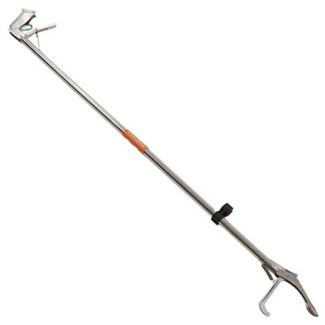 Sluffs Extra Lange Schlangenzange, Reptiliengreifer, Schlangenzange, Faltbar, Selbstverriegelbar, Edelstahl, Stark, Sicher, Reptiliengreifer, Schlangenhandhabungswerkzeug