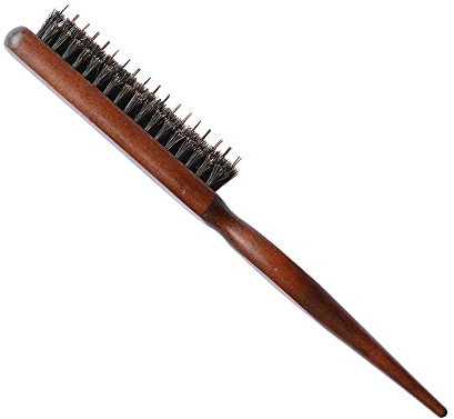 1 Piece Hair Teasing Brush Teasing Comb Slick Back Boar Bristles Hair Brush for Hair Styling Hairdressing Barber Tool