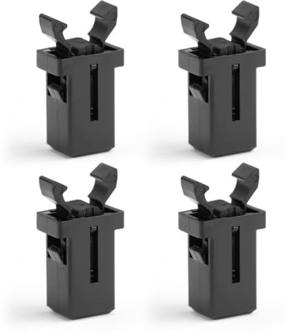 4Pcs Brabantia Bin Clasps Compatible With 3-50 Litre Waste Bins, Waterproof Touch Top Lid Latch Lock Flexible Catch Replacement for Kitchen Storage Boxes Glasses Cases