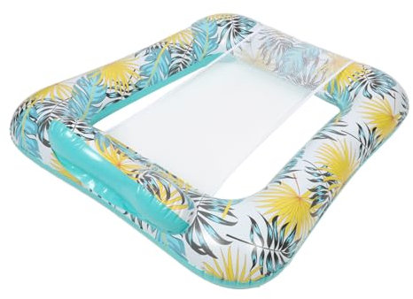 Fauteuil Inclinable Gonflable Carré en PVC pour Piscine Adulte