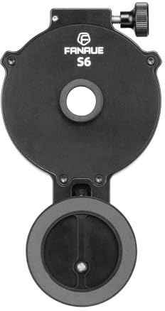 FANAUE Telescope Phone Adapter, Spotting Scope Smartphone Phone Mount for Binoculars Monocular, Magnetic Cell Phone Digiscoping Holder for iPhone Photography