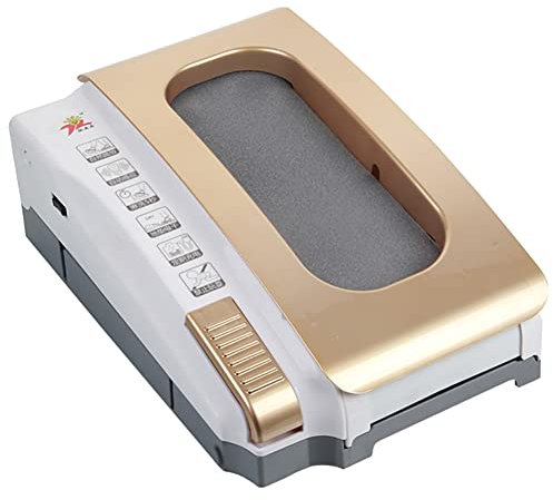 Vollautomatische Schuhreinigungsmaschine - Wiederaufladbarer Induktionsreiniger mit schneller 5s Reinigung & Composite Wattepads für Hotels, Gewerbeflächen und Banken