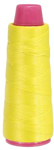 QUARKZMAN Bogenschießen Recurve Bogensehne Wickelfaden 120 Yard / 110 m Nylon Bogensehne für Recurve Bogen Compound Binden Peep Sight Nock Punkt (Gelb)